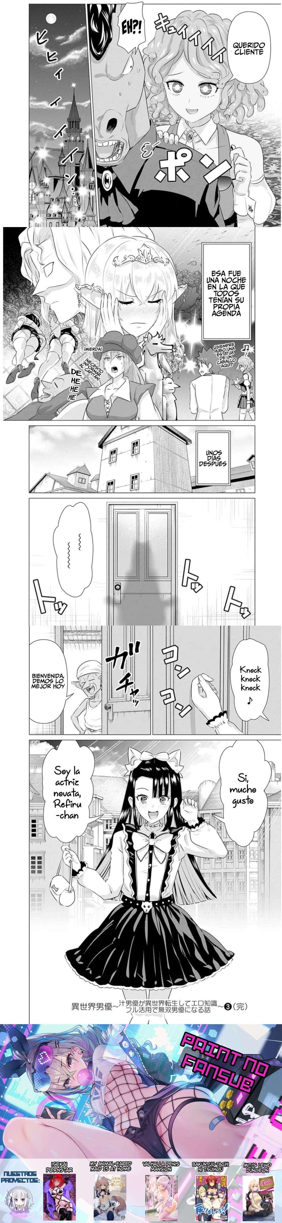 Isekai Pornstar ~Shiru danyuu ga isekai tensei shite ero chishiki furu katsuyo de musou danyuu ni naru hanashi Capítulo 31 - Página 3