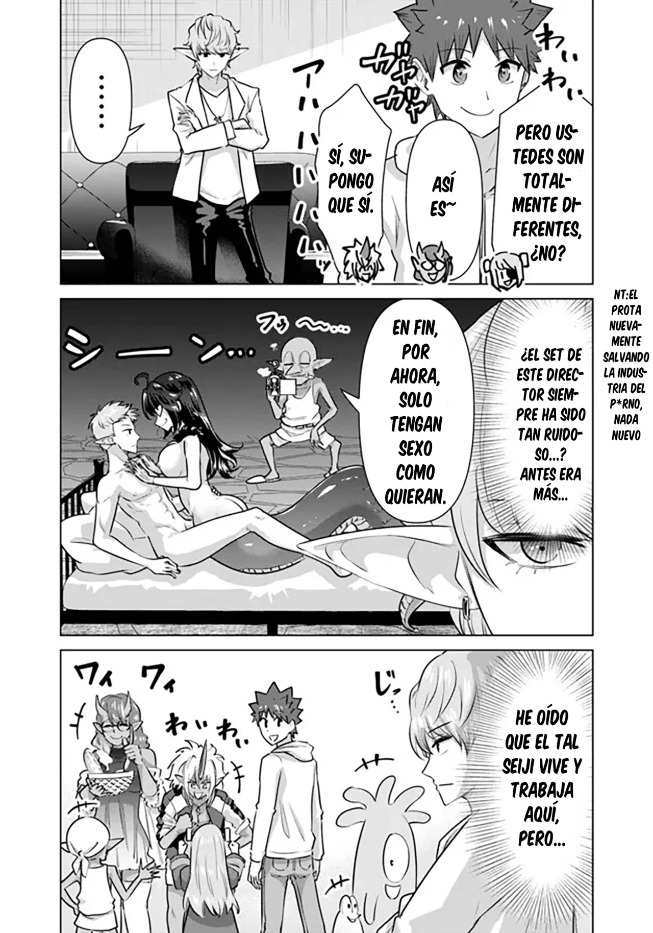 Isekai Pornstar ~Shiru danyuu ga isekai tensei shite ero chishiki furu katsuyo de musou danyuu ni naru hanashi Capítulo 47 - Página 12