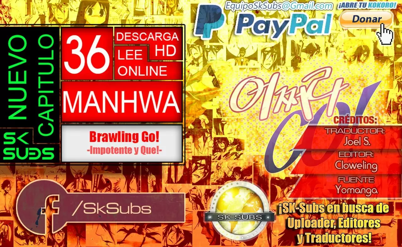 Brawling Go! Capítulo 36 - Página 1