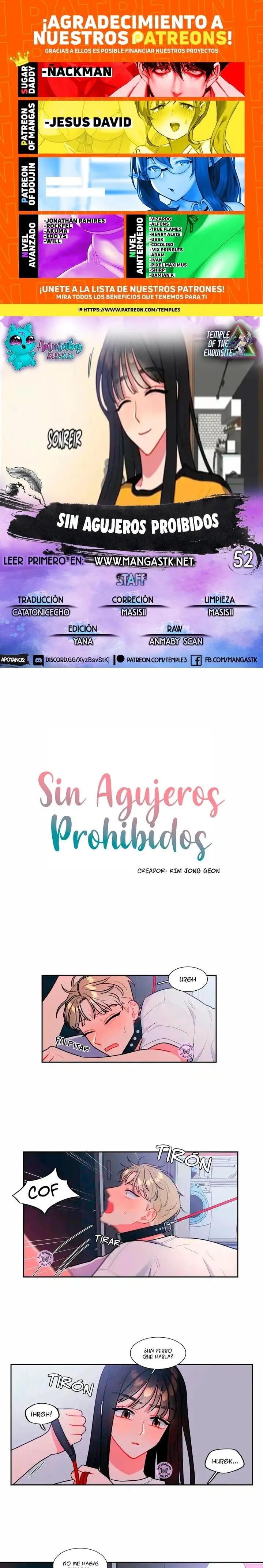 Sin Agujeros Prohibidos Capítulo 52 - Página 1