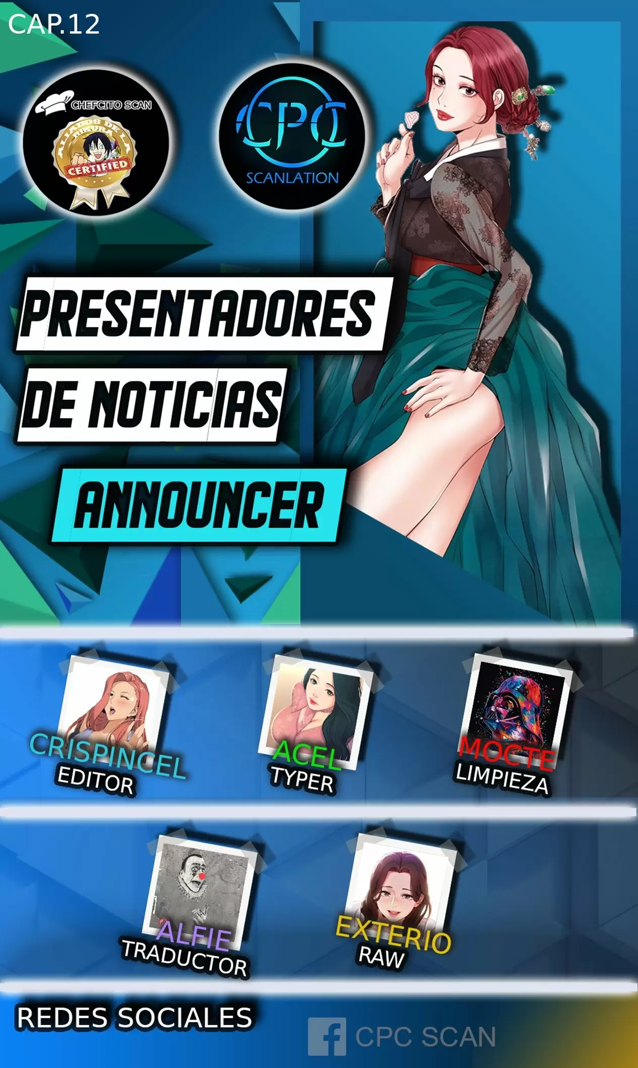 PRESENTADORES DE NOTICIA Capítulo 12 - Página 1