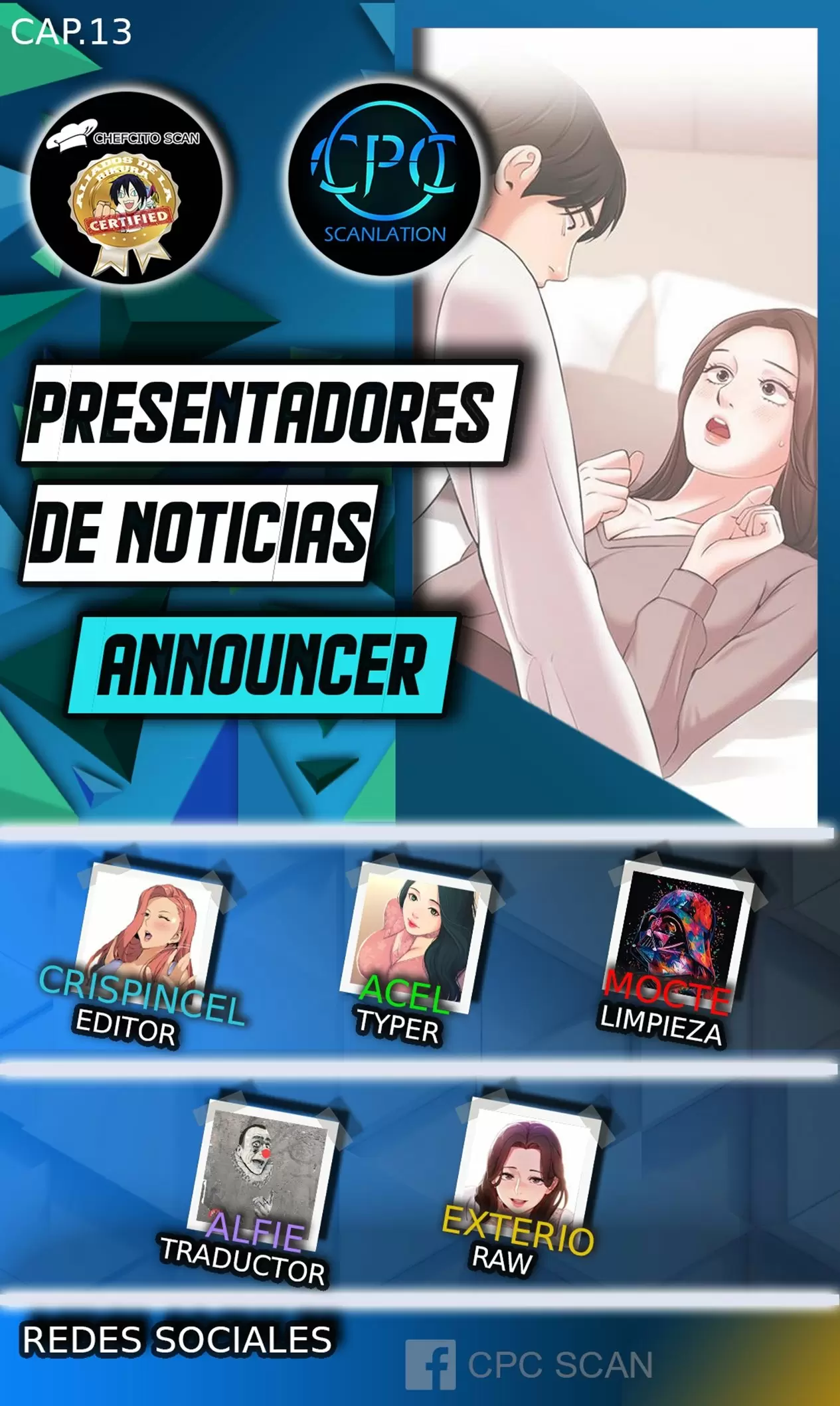 PRESENTADORES DE NOTICIA Capítulo 13 - Página 1