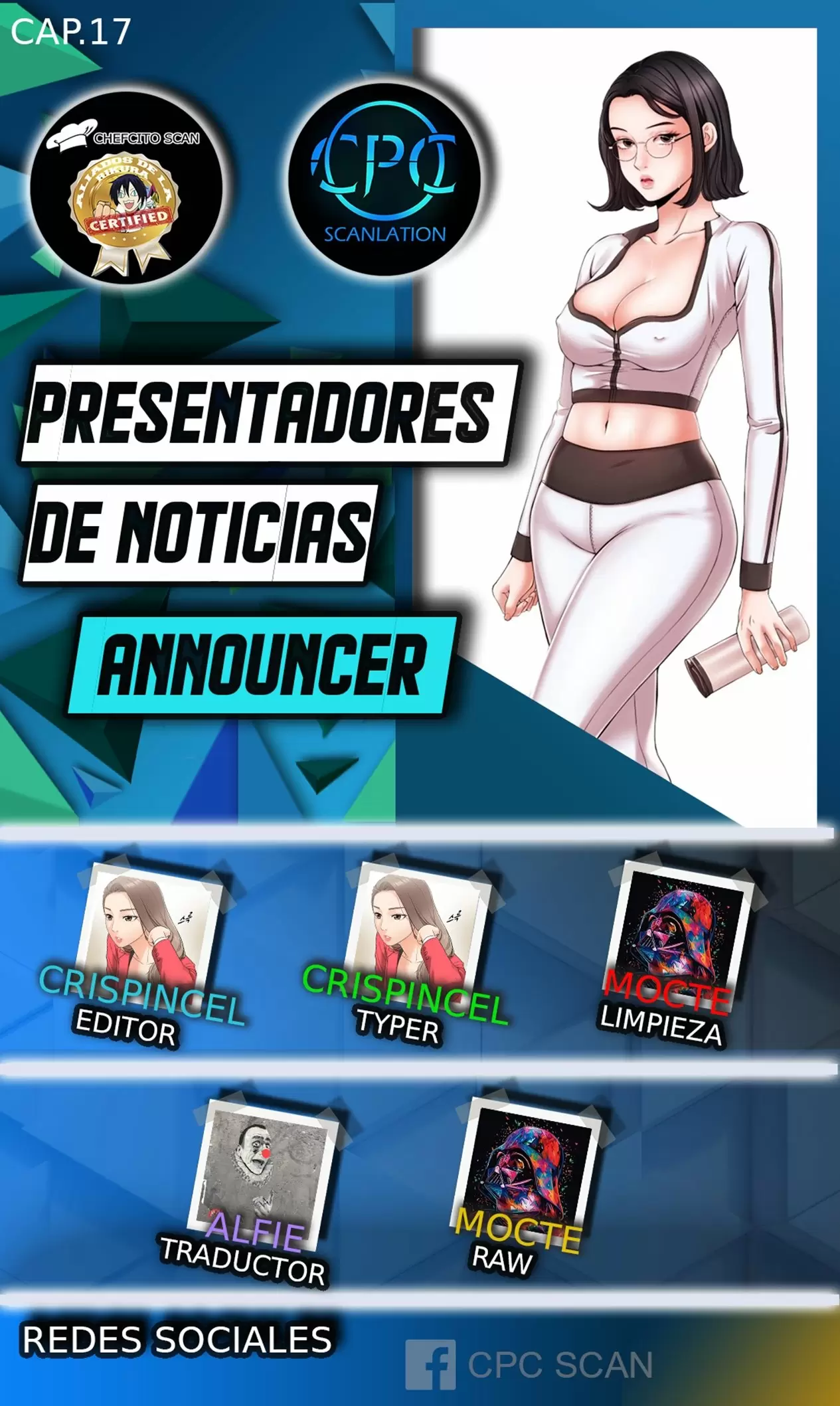 PRESENTADORES DE NOTICIA Capítulo 17 - Página 1