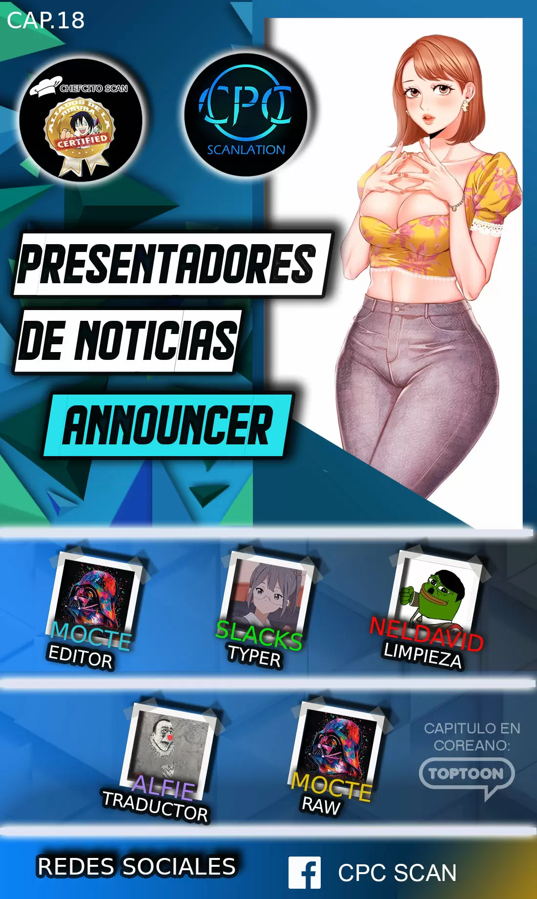 PRESENTADORES DE NOTICIA Capítulo 18 - Página 1