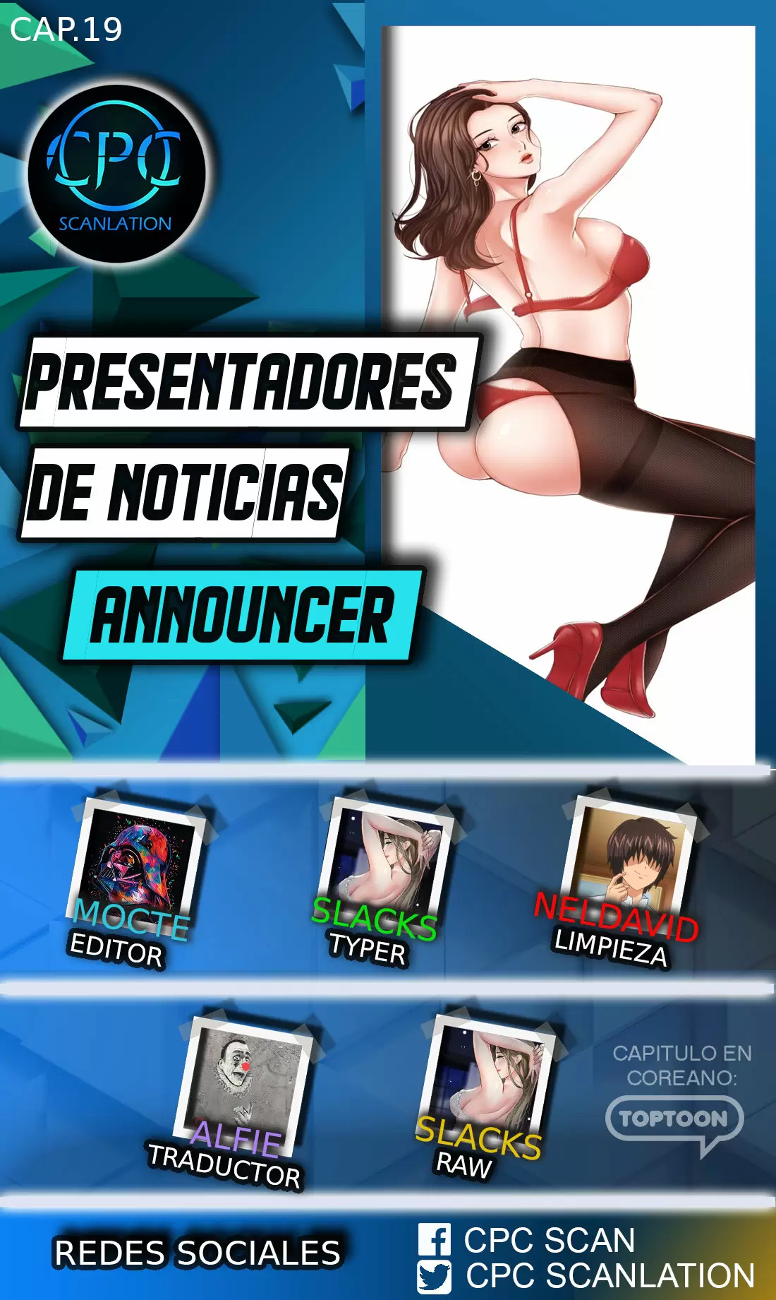 PRESENTADORES DE NOTICIA Capítulo 19 - Página 1