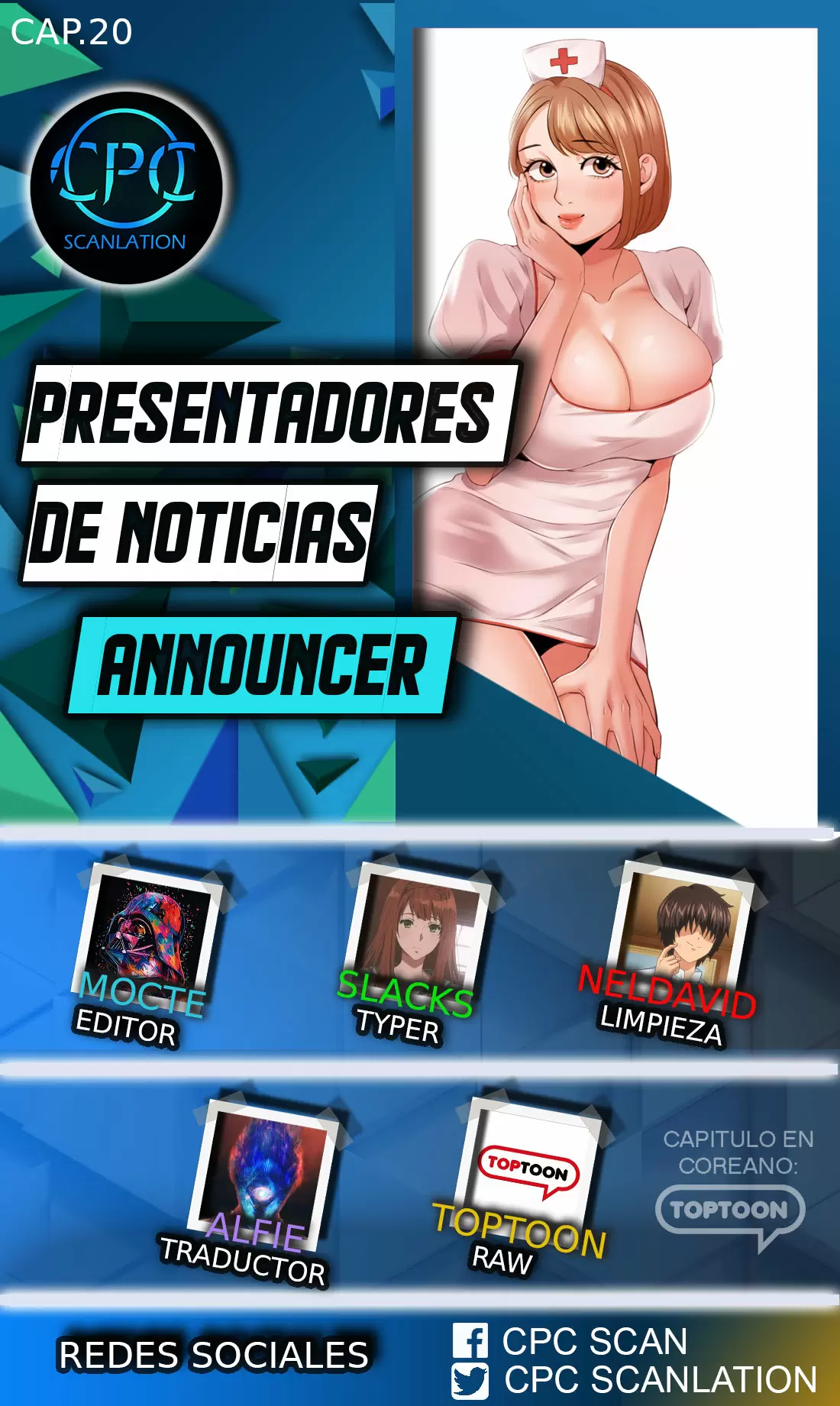 PRESENTADORES DE NOTICIA Capítulo 20 - Página 1