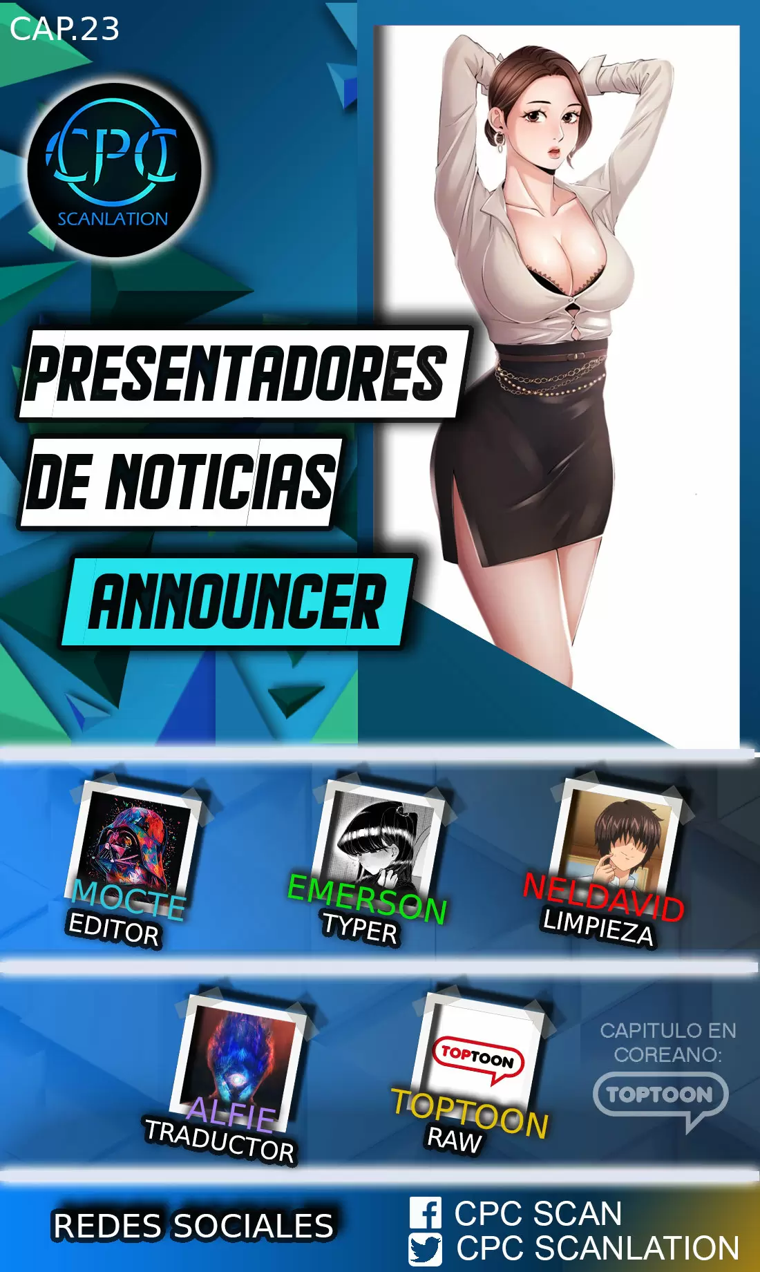 PRESENTADORES DE NOTICIA Capítulo 23 - Página 1