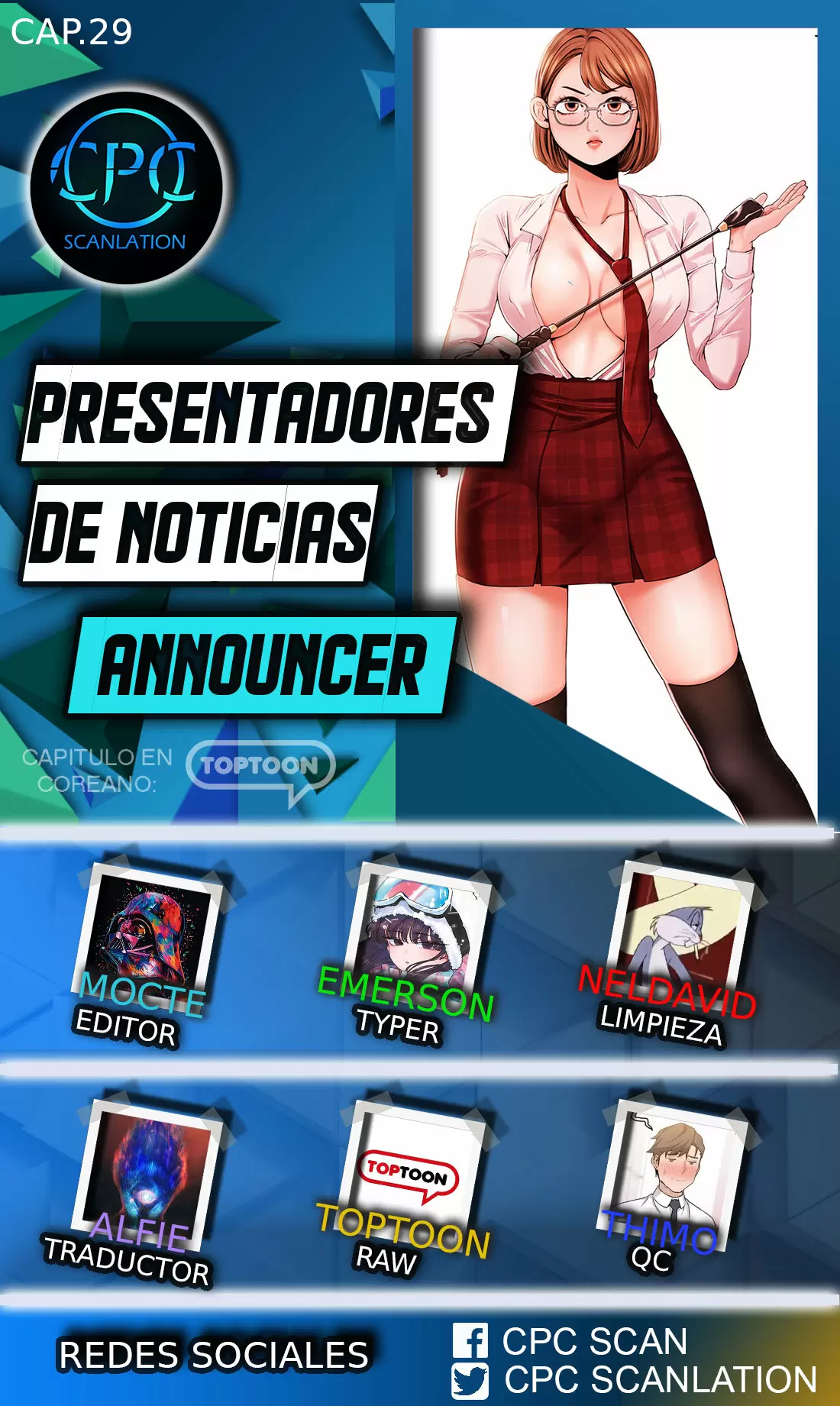 PRESENTADORES DE NOTICIA Capítulo 29 - Página 1