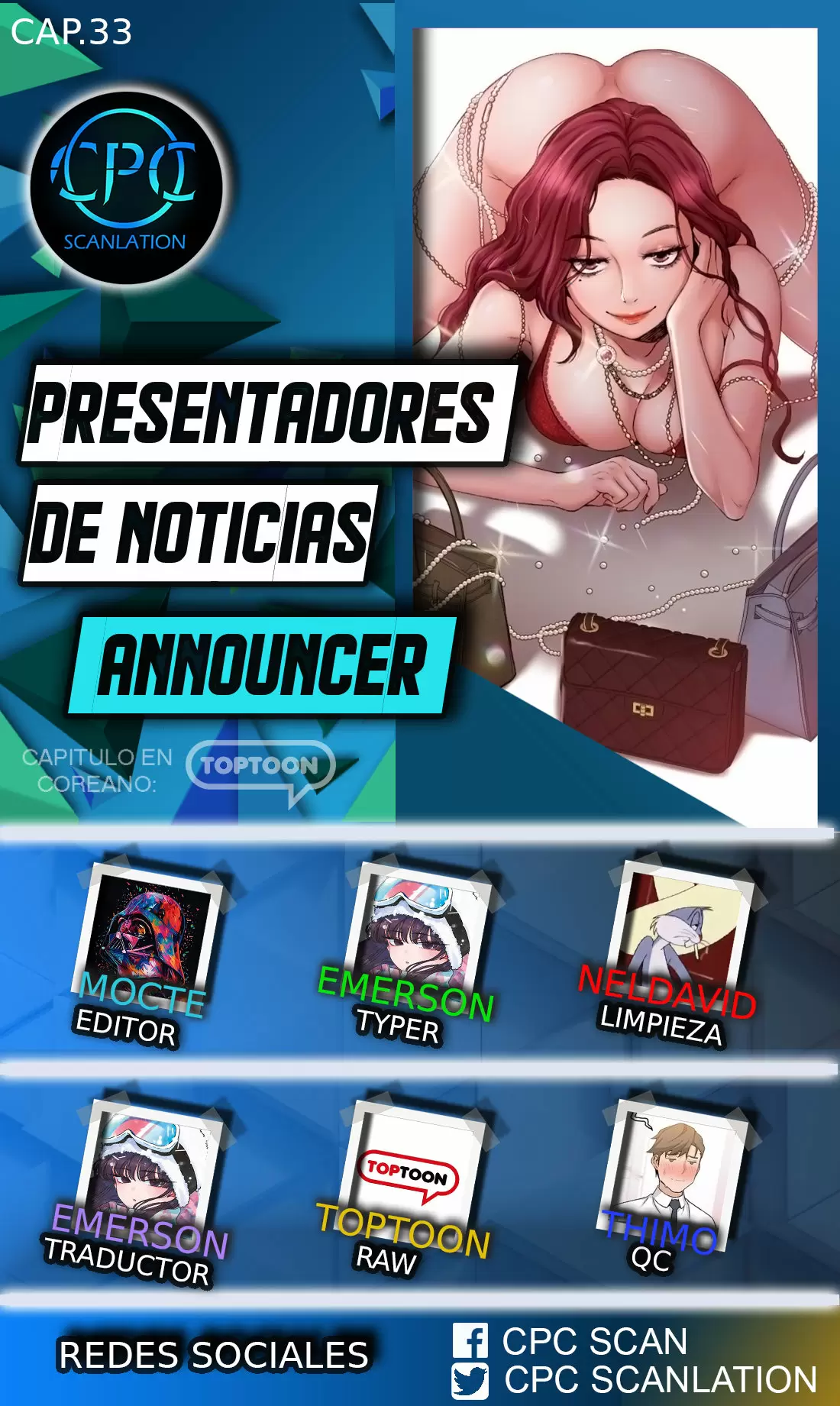 PRESENTADORES DE NOTICIA Capítulo 33 - Página 1