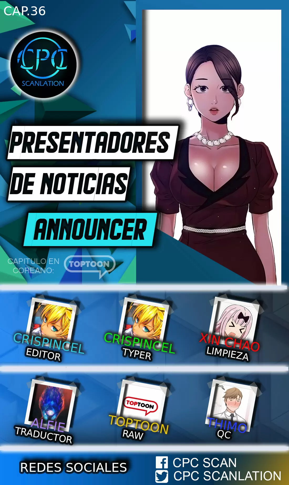 PRESENTADORES DE NOTICIA Capítulo 36 - Página 1